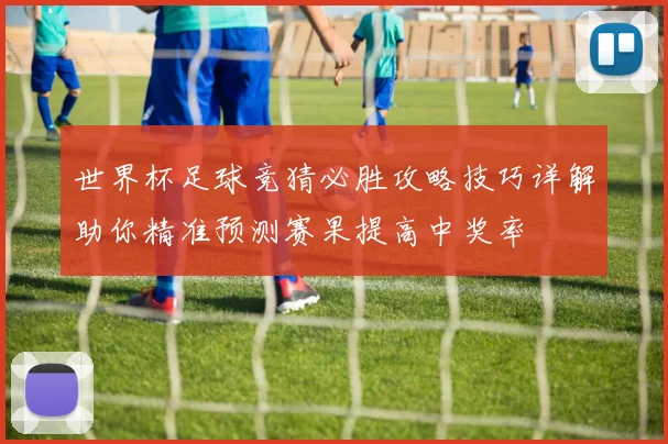 世界杯足球竞猜必胜攻略技巧详解助你精准预测赛果提高中奖率